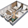 Apartament 103,8 m2, bliźniak, 4 sypialnie, garaż, ogród