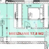 Bezczynszowe 57,80 m2 1 piętro i duży balkon