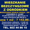 Sprzedam nowe mieszkanie 4 pokojowe z ogródkiem w dwulokalowym budynku mieszkalnym