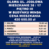 OŁAWA ULICA JODŁOWA 38 / 17  W BUDYNKU WINDA  MIESZKANIE W STANDARDZIE DEWELOPERSKIM