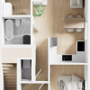 Apartament 84,83 m2 dwupoziomowy.
