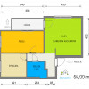 (REZERWACJA) 56 m², 3 pokoje - w bloku z 2014 roku.