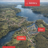 Działka z linią brzegową jeziora Wygryny w Wygrynach