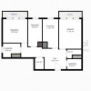 86,4 m² komfortu/2 balkony/2 łazienki/2 garderoby