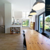 Nowoczesny dom typu studio | taras | garderoba