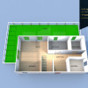 Nowoczesny dom typu studio | taras | garderoba