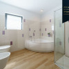 Nowoczesny dom typu studio | taras | garderoba