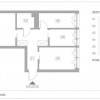 3 pokoje | 56,05 m² | Szczecin Śródmieście