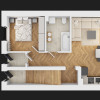 Apartament  na piętrze Żory-Rogoźna 54,39m2 (3 pokoje)!