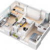 Odbiór w tym roku | 8500 zł/m² | 3 pokoje | bez PCC