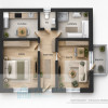 Mieszkanie 49,97 m² | Leszka Czarnego