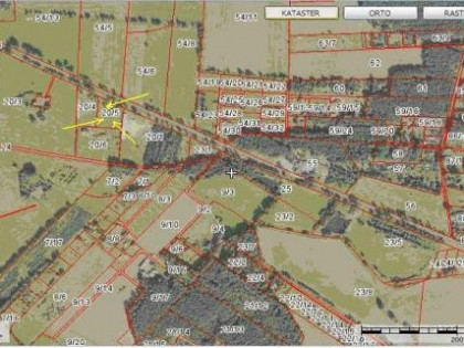 Działka Stary Adamów 31A przy drodze krajowej 72, 3400 m2