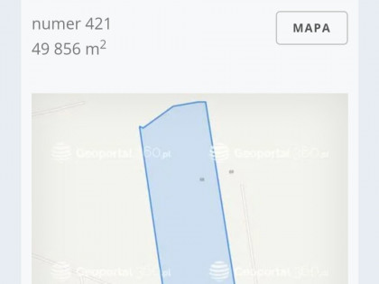 Działka rolna Patków