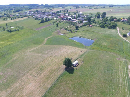 DZIALKA Z LINIĄ BRZEGOWĄ JEZIORA KASZUBY