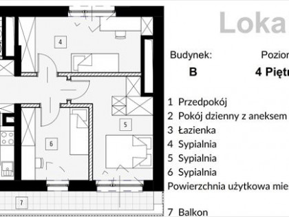 Nowe mieszkanie czteropokojowe (NrB45) - OSTRAWSKA 1
