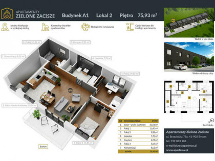 Nowe mieszkanie z klimatyzacją, balkonem i msc. parkingowym