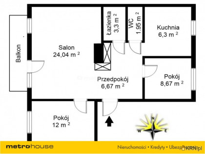 Mieszkanie na sprzedaż (woj. dolnośląskie). Jelenia Góra, 415 000 PLN, 67,31 m2