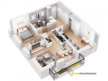Mieszkanie na sprzedaż 58,15 m², piętro 1, oferta nr 754434 nowość