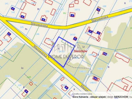 Działka, grunt na sprzedaż (woj. mazowieckie). Sierzchów, 240 000 PLN