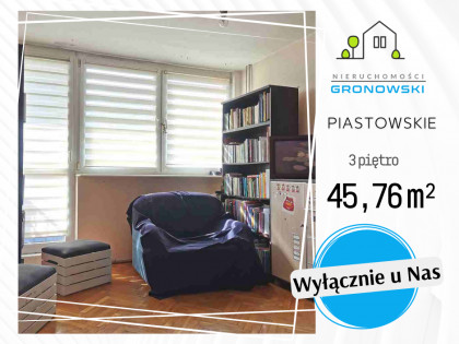 ATRAKCYJNE 45,76 m2 na Osiedlu Piastowskim.