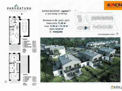 Mieszkanie na sprzedaż (woj. małopolskie). Kęty, 510 510 PLN, 71,60 m2