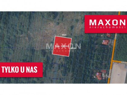 Działka na sprzedaż 3 420,00 m², oferta nr 7142/GS/MAX nowość