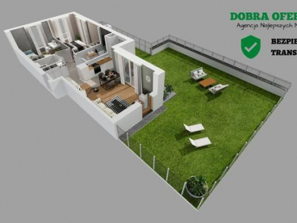3 pokoje z ogródkiem 104 m2 na 2024 rok