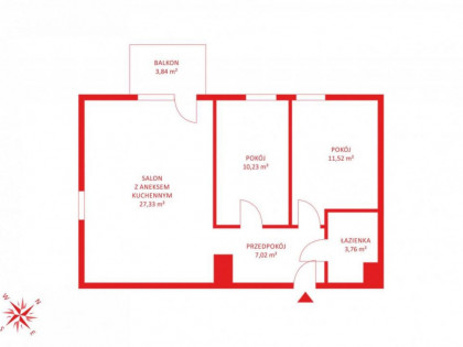 Komfortowe i funkcjonalne mieszkanie  dla rodziny