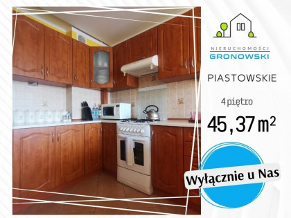 ZADBANE 45,37 m² na Osiedlu Piastowskim (REZERWACJA)