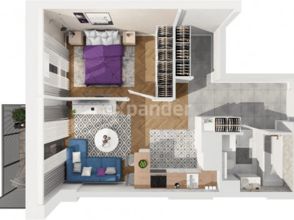 Urokliwe 2-pokojowe mieszkanie 1 piętro z balkonem