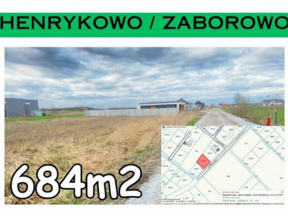 684m2 - działka - Leszno - Zaborowo/HENRYKOWO