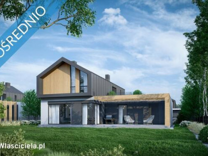 Dom wolnostojący - działka 980m, widok na las, nowoczesny design i ekologia