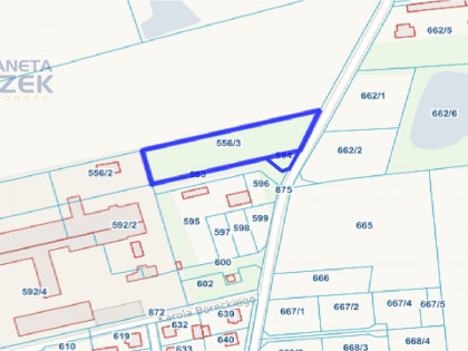 Działka Nieborów ul. Spacerowa