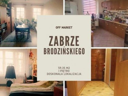 Mieszkanie Zabrze Brodzińskiego 59,35
