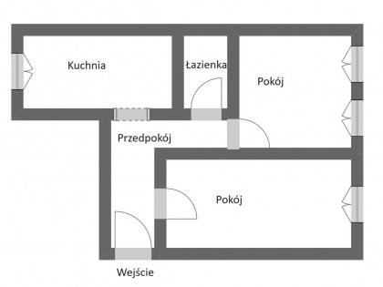 2-pokojowe mieszkanie na parterze Legnica