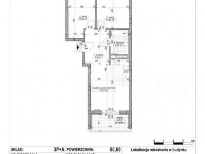 Rzeszów, św, Kingi - nowy etap, 3 pokoje, 60m2