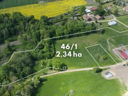 Działka Sporwiny / 2,34 ha / warunki zabudowy / prąd