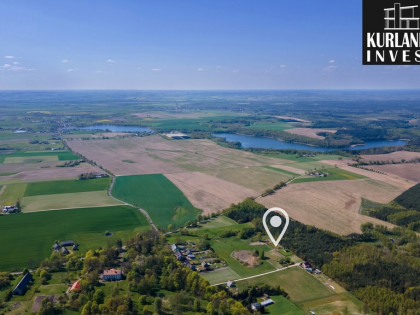 Działka z widokiem na las Bory Tucholskie