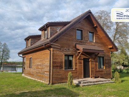 Całoroczny dom z modrzewia 50m od jeziora - Mazury