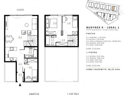 4 pokojowe z kameralnym ogrodem wśród drzew | 86m2