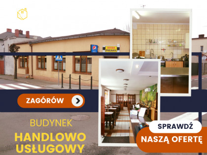 Budynek handlowo/usługowy w centrum Zagórowa