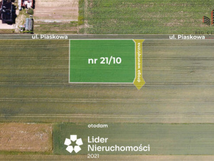 Działka budowlana Wilczopole-Kolonia gm. Głusk, Piaskowa