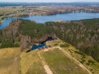 Działka budowlana 1300m Jedyne 800m od jeziora !