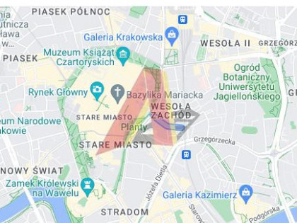 Mieszkanie Kraków Stare Miasto ul. Zyblikiewicza Kraków