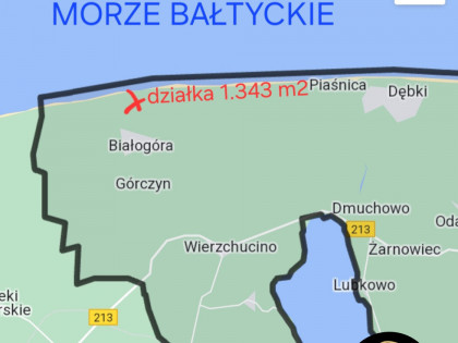 Działka Białogóra ul.  