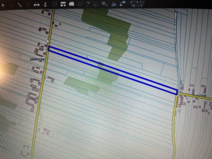 Duża działka 2,9 ha w Jabłonowie gm. Policzna.