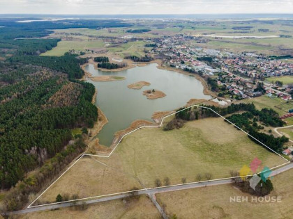 Teren z potencjałem inwestycyjnym, las, jezioro