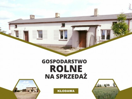 Okolice Kłodawy – Dom z gruntem rolnym 2,9027 ha