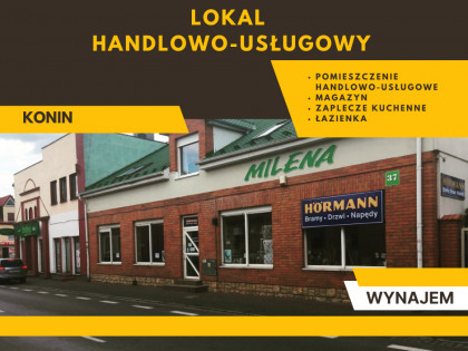 Konin - Wynajmę Lokal Handlowo-Usługowy