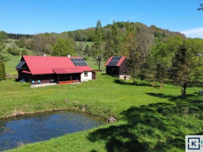 Beskid Niski - siedlisko - 3,2 ha ziemi ze stawem